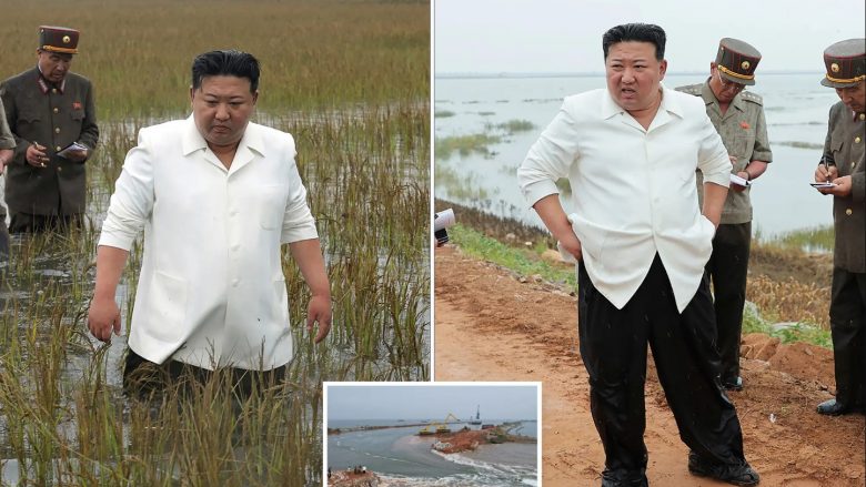 Kim Jong-un viziton zonat e prekura nga përmbytjet, akuzon zyrtarët e lartë për mos reagim të menjëhershëm