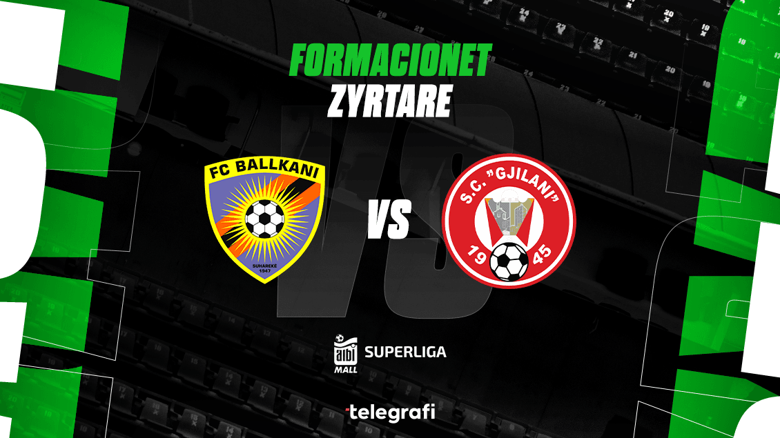Ballkani për vazhdimësi, Gjilani për befasi – formacionet zyrtare