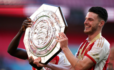 Declan Rice i bindur se mund të fitojë trofe të tjerë me Arsenalin