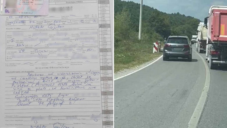 Tejkaloi në vijë të plotë në rrugën Gjilan-Prishtinë, kundërvajtësit i është shqiptuar gjoba në vlerë prej 150 euro
