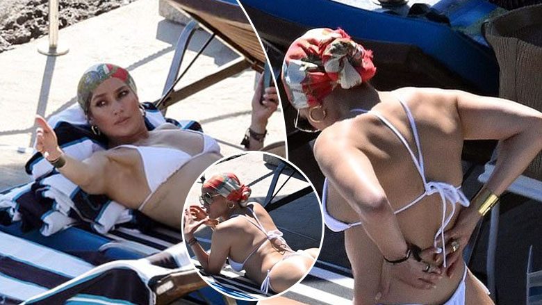 Jennifer Lopez fotografohet gjatë pushimeve, teksa ekspozon linjat e bujshme të trupit