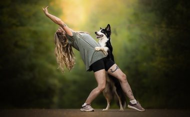 Do t’jua zbukurojë ditën: Vallëzimi me qen që ju bën të buzëqeshni
