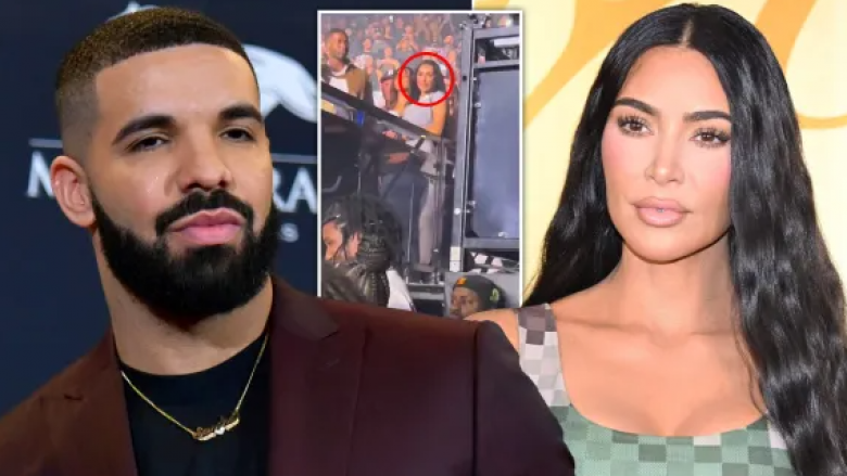 Pamjet bëhen virale – Kim Kardashian injorohet nga Drake në koncertin e tij