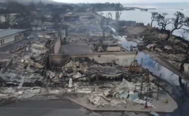 Dhjetëra të vdekur dhe shumë shkatërrim - pamje nga droni që tregojnë “apokalipsin” e shkaktuar nga zjarret në Hawaii
