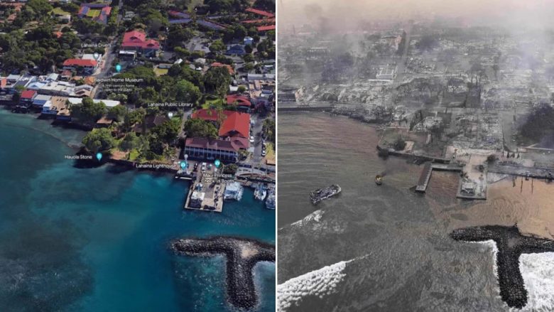 Zjarret dogjën deri në themel një qytet historik në Hawaii – pamjet dramatike publikohen në rrjetet sociale
