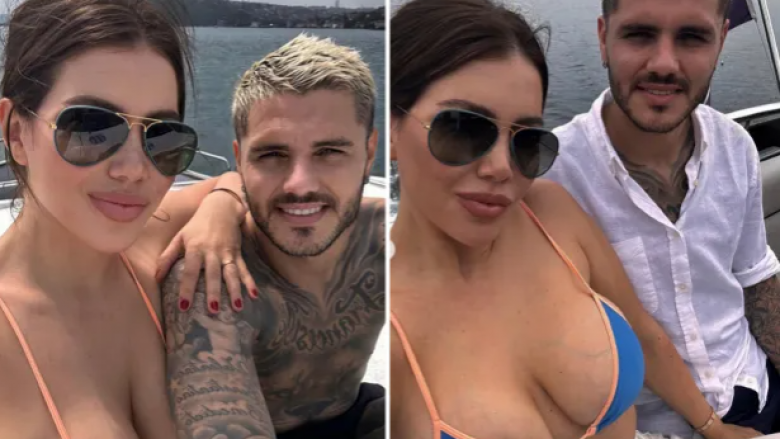 Wanda Nara duket tërheqëse teksa pozon nga jahti përkrah bashkëshortit Mauro Icardi