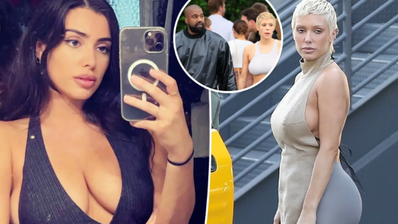 Bëhen virale fotot e partneres së Kanye West, Bianca Censori para dhe pas transformimit në dukje