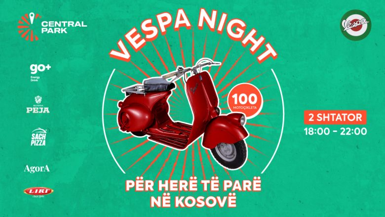 Vespa Night vjen në Central Park – motoçikleta ikonike, muzikë e shumë supriza