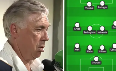 Carlo Ancelotti thotë se do të ndryshojë formacionin 4-4-2 vetëm me një kusht