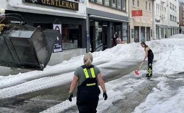 Aq shumë breshër ra në Gjermani, sa që u angazhuan edhe automjetet borë pastruese