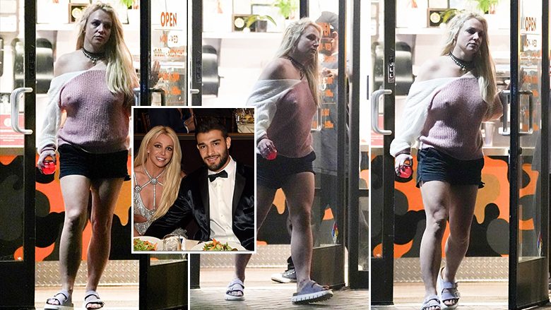 Britney Spears fotografohet për herë të parë pas ndarjes nga Sam Asghari, shihet e dërrmuar në një restorant
