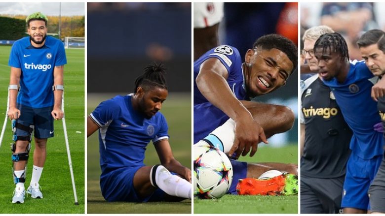 I shpenzuan mbi një miliard euro për një vit, por lëndimet kanë goditur ekipin – lista e gjatë e lojtarëve që mungojnë te Chelsea