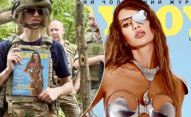 Gruaja e politikanit ukrainas pozon për “Playboy” – Iryna Bilotserkovets tregon se si i mbijetoi sulmit rus, edhe pse humbi njërin sy