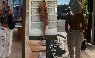 Kejvina Kthella duket atraktive, ndërsa sjell imazhe nga pushimet në Saint-Tropez