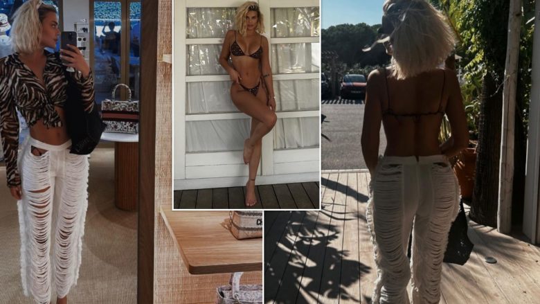 Kejvina Kthella duket atraktive, ndërsa sjell imazhe nga pushimet në Saint-Tropez