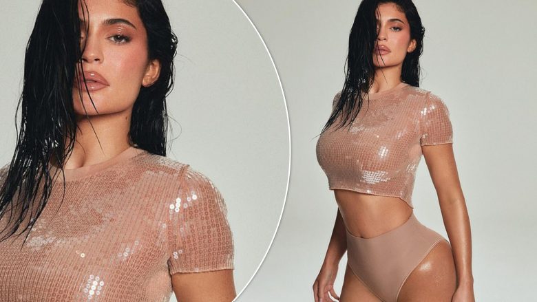 Kylie Jenner ekspozon linjat e përkryera të trupit në një fotosesion të ri provokues
