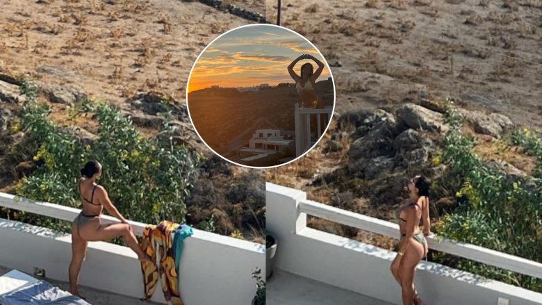 Xhuli Nura fokuson të pasmet në imazhet nga pushimet luksoze në Mykonos