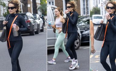 Rita Ora duket atraktive rrugëve të Londrës pas ushtrimeve në palestër