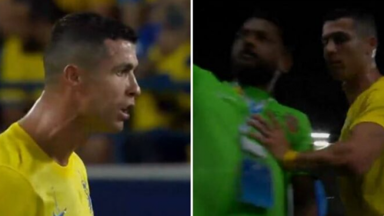 I kërkoi disa penallti – Ronaldon e lëshojnë nervat para gjyqtarit, vë dorë edhe mbi një tifoz