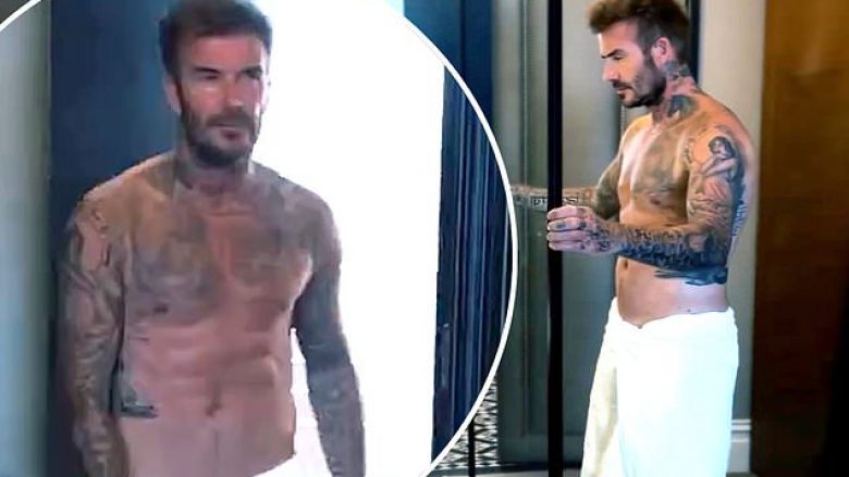 David Beckham zhvishet për të treguar fizikun e tij muskuloz në reklamën e re