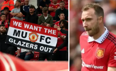 “Gjithmonë njësoj” – Eriksen reagon ndaj tifozëve të Man United që protestojnë kundër Glazers