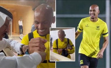 Fabinhos i dhurohet një orë e shtrenjtë Rolex nga një tifoz i Al-Ittihad pas debutimit në Superligën e Arabisë Saudite
