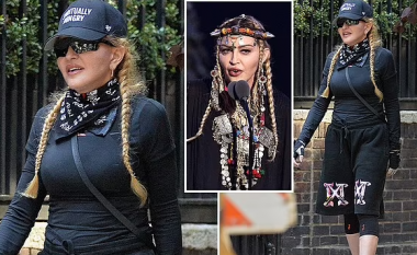 Disa javë pas problemeve shëndetësore, Madonna shihet në formë të mirë rrugëve të New Yorkut