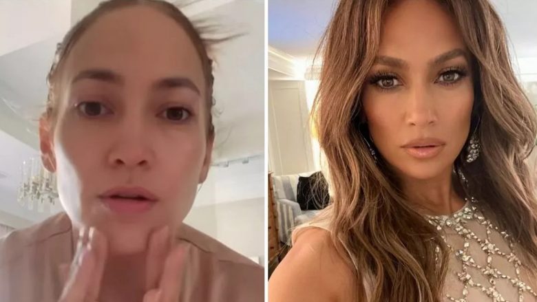 Jennifer Lopez mahnit fansat me dukjen pa makijazh teksa këmbëngul se nuk përdor filtra në fotografitë dhe videot e saj