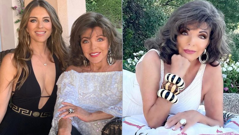 Aktorja e “Dynasty”, Joan Collins guxon të pozojë me bikini në moshën 90 vjeçare