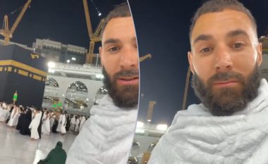 ‘Shumë i lumtur’ – Benzema publikon video nga Meka