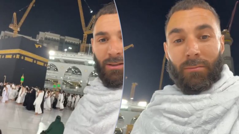 ‘Shumë i lumtur’ – Benzema publikon video nga Meka