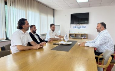Krasniqi, Mjeku dhe Prebreza takim me kryeshefin e KRU ‘Hidrodrini’ – flasin për ecurinë e projekteve investive