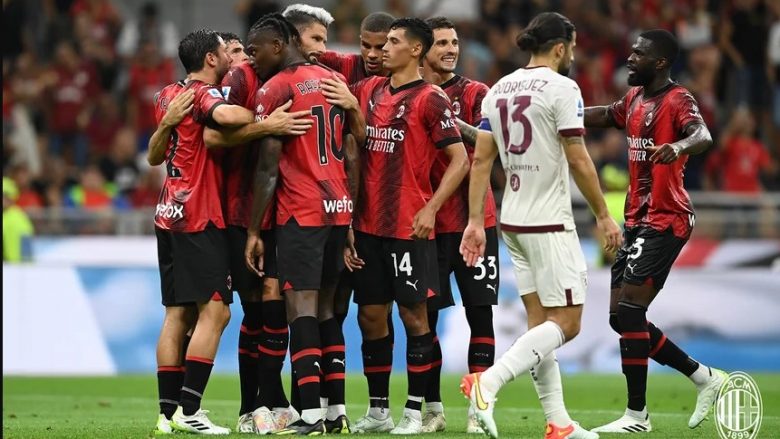 Milani fiton thellë ndaj Torinos