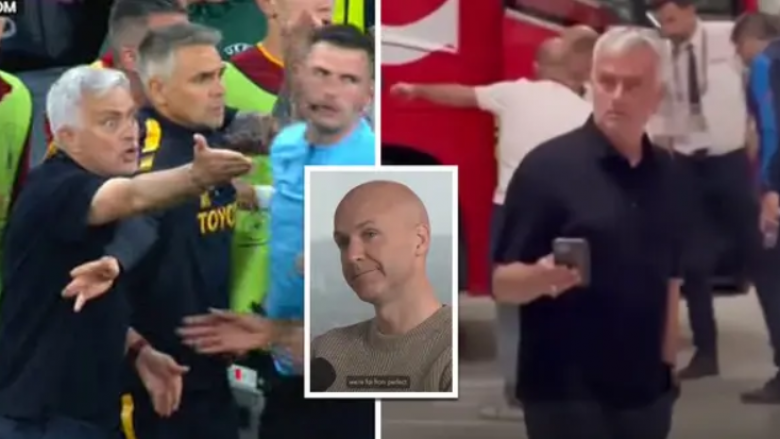 ‘Nuk kam fyer askënd’: Jose Mourinho më në fund flet për incidentin në parking me gjyqtarin Taylor
