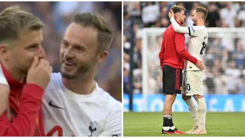 Tifozët e Man United ‘kryqëzojnë’ Mason Mountin për sjelljet e tij në humbjen nga Tottenhami