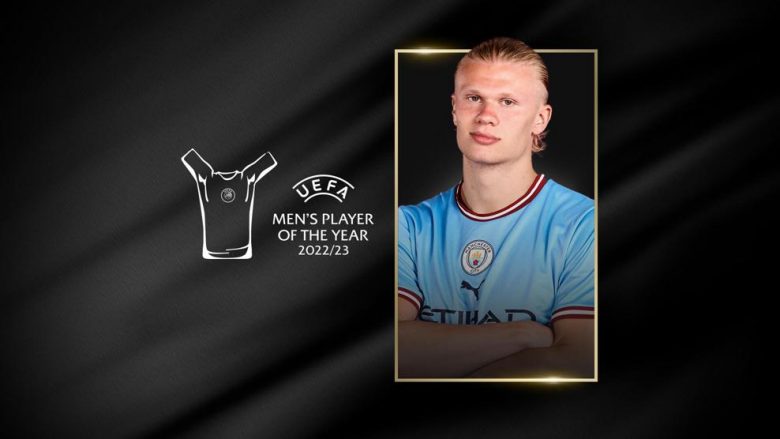 Erling Haaland shpallet lojtari më i mirë i sezonit nga UEFA