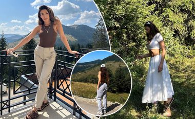 Nora Istrefi vjen me poza atraktive nga malet e Rugovës