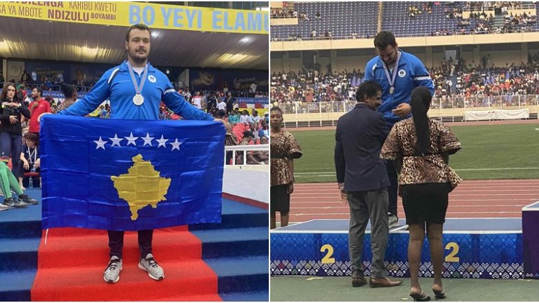 Muhamet Ramadani merr medaljen e argjendtë