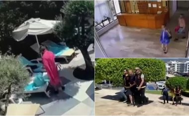 Pamjet dhe detajet: Çifti britanik kapen “duke vjedhur çantën e mysafirit të hotelit”, arrestohen nga policia turke
