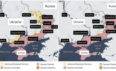 Hartat ilustrojnë se sa ka shënuar përparim Ukraina në kundërofensivën e saj – eksperti ushtarak tregon se çfarë mund të ndodhë më pas