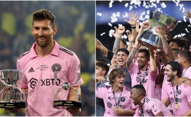 Leo Messi fitoi dy trofe personal dhe Kupën e Ligës pas shtatë ndeshjeve spektakolare me fanellën e Inter Miamit