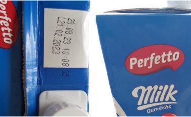 ​AUV largon nga tregu qumështin Perfetto 2.8%, nuk i plotësonte kriteret për konsum
