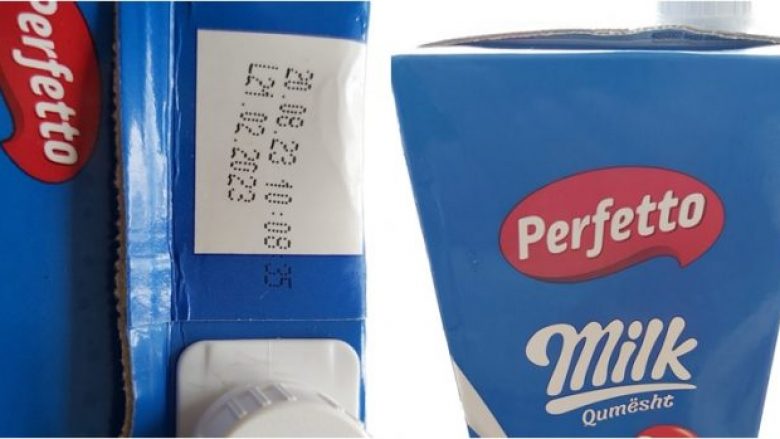 ​AUV largon nga tregu qumështin Perfetto 2.8%, nuk i plotësonte kriteret për konsum