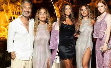 Rita Ora duket elegante dhe e zjarrtë në krahët e bashkëshortit gjatë një ndeje private në Ibiza