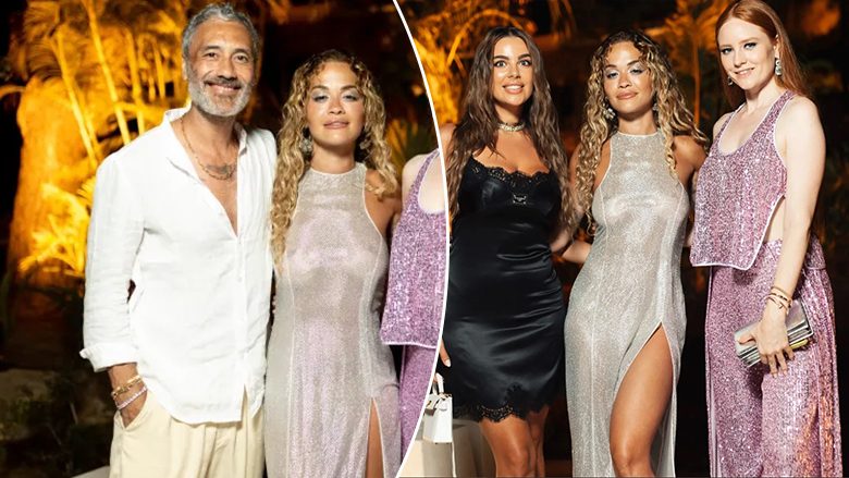 Rita Ora duket elegante dhe e zjarrtë në krahët e bashkëshortit gjatë një ndeje private në Ibiza