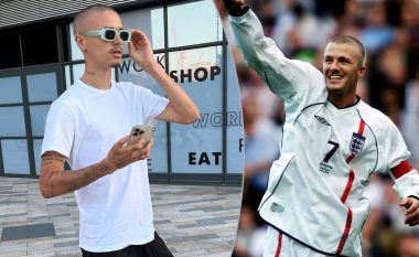 Reagimi i Beckham pasi djali Romeo kopjon modelin e flokëve të rruara nga vitet e tij të rinisë