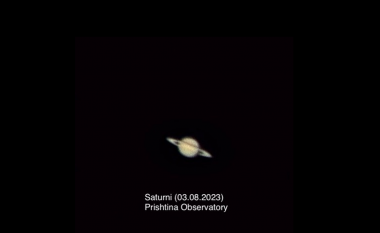 Një imazh spektakolar i Saturnit u shkrep nga Observatori i Prishtinës