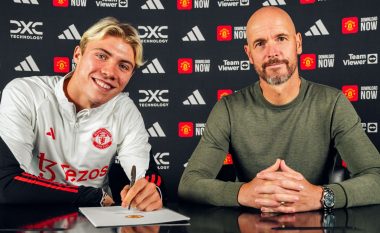 Zyrtare: Rasmus Hojlund transferohet te Manchester United
