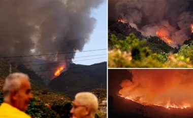 Zjarr i madh në Spanjë, evakuohen banorët e Tenerifes