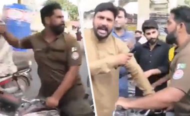 Gazetari pakistanez kërkonte përgjigje, polici e grushton midis rrugës